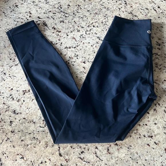 Lululemon Athletica Navy Leggings - Picture 1 of 6